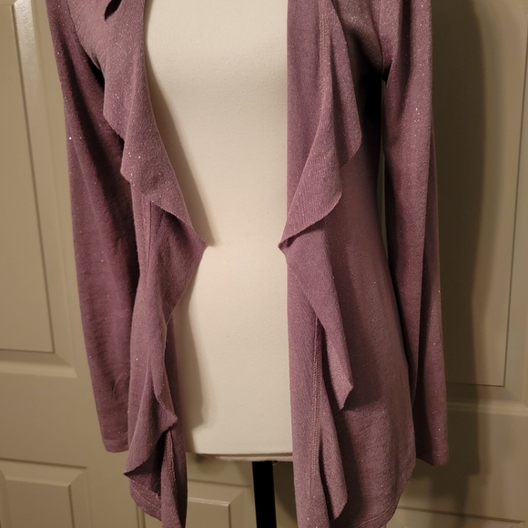 * FINAL PRICE *Studio Y ladies mauve cardigan with sparkles - Picture 5 of 10